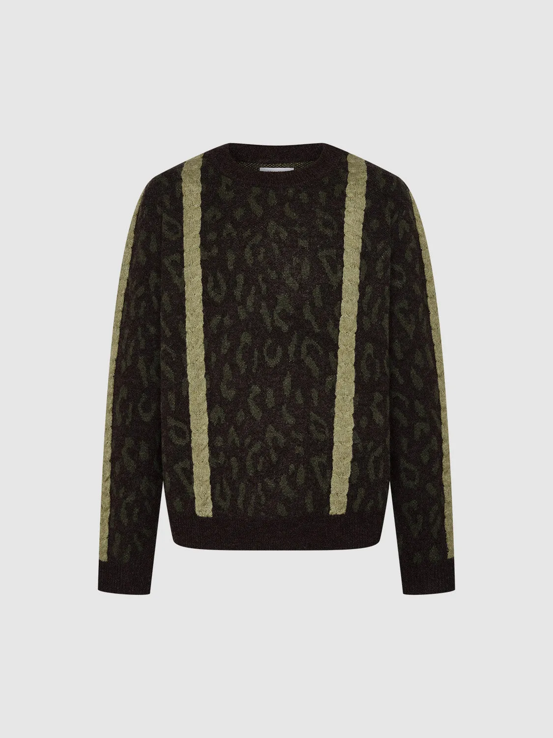 Animal Printed Knitted T-Shirts sold by Urban Revivo