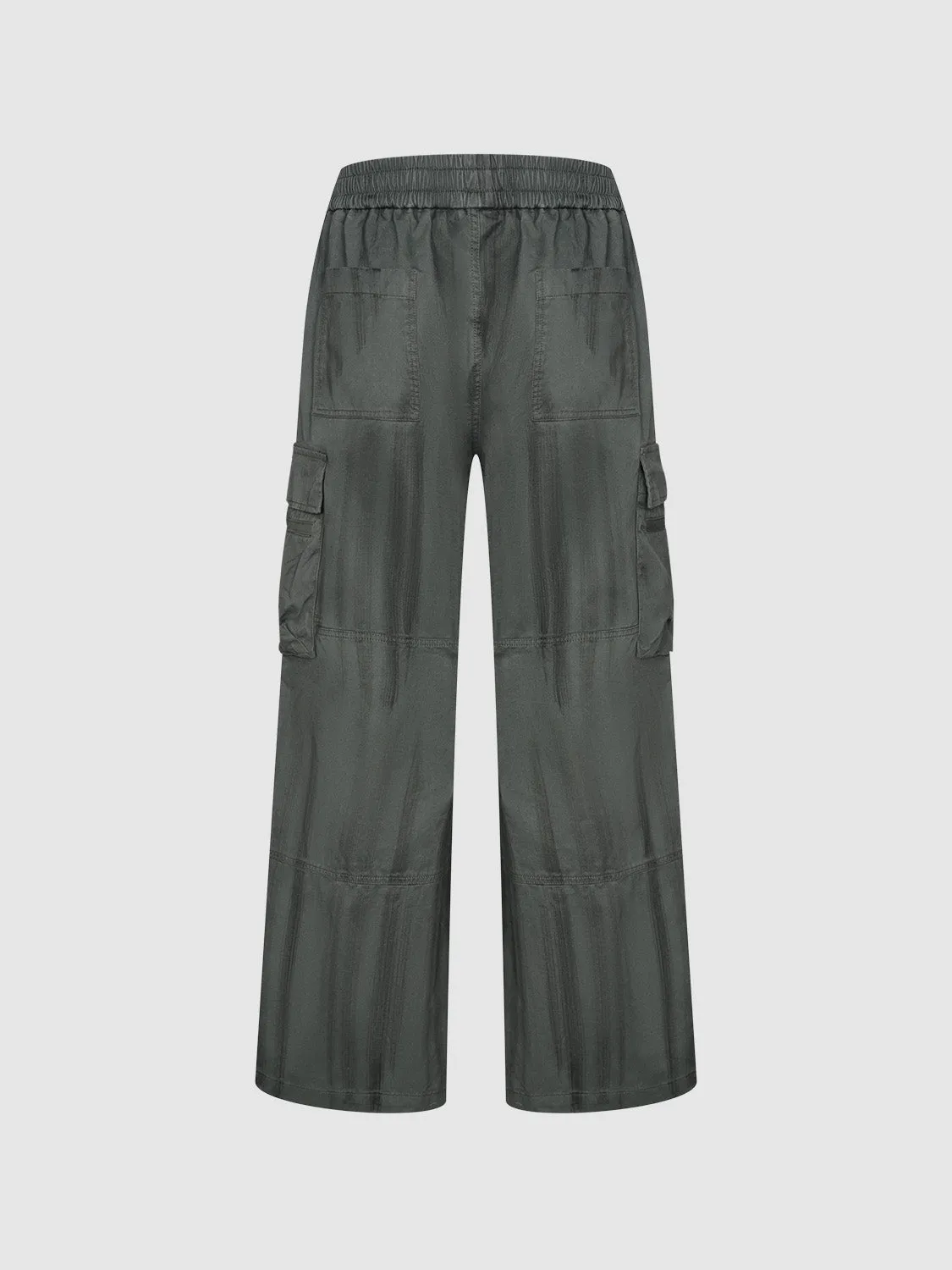 Oversized Ruched Wide-Leg Pants sold by Urban Revivo product image thumbnail 2