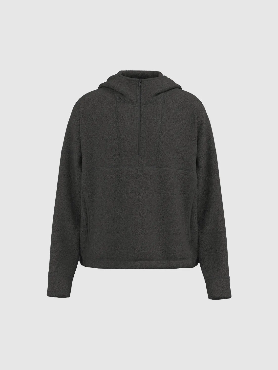 Zip Half Placket Hoodie Sweatshirts sold by Urban Revivo