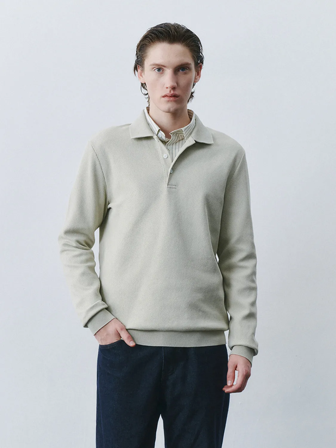 Button Half Placket Polo Shirts sold by Urban Revivo