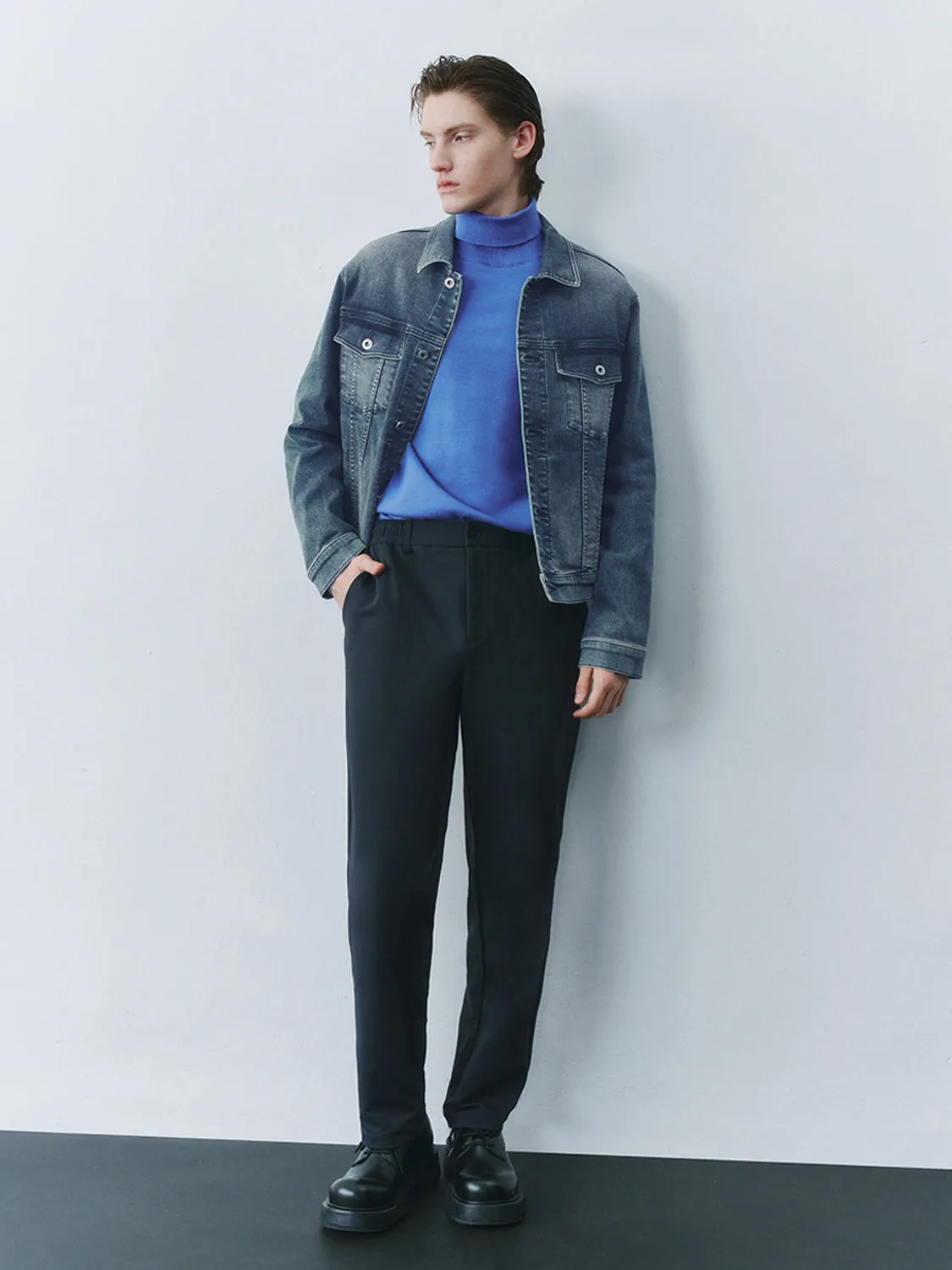 Button Up Denim Jackets sold by Urban Revivo product image thumbnail 4