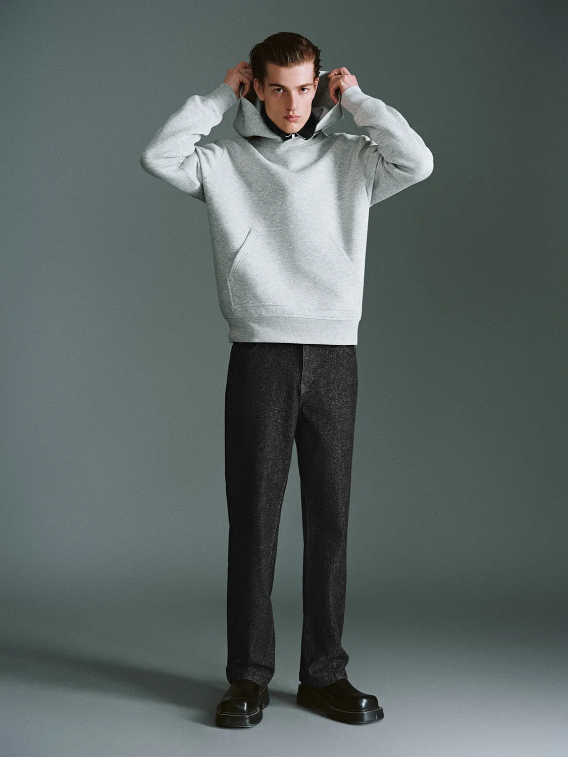 Loose Hoodie Sweatshirts sold by Urban Revivo product image thumbnail 4