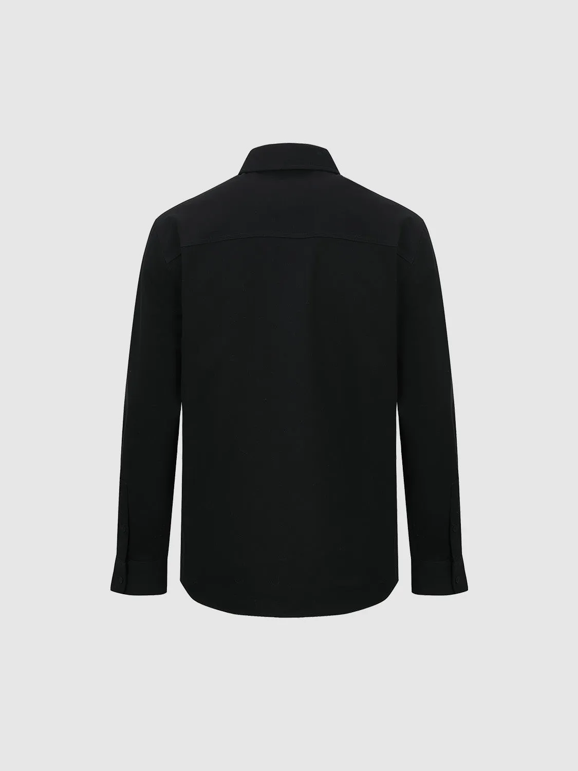 Loose Button Up Long Sleeve Shirts sold by Urban Revivo product image thumbnail 4
