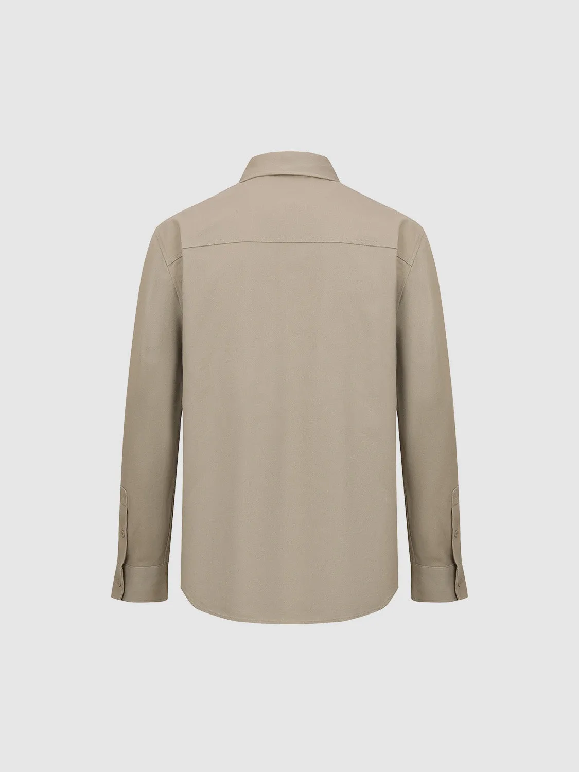 Loose Button Up Long Sleeve Shirts sold by Urban Revivo product image thumbnail 2