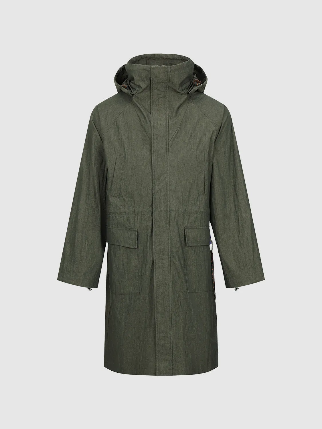 Loose Hoodie Trench Coats sold by Urban Revivo