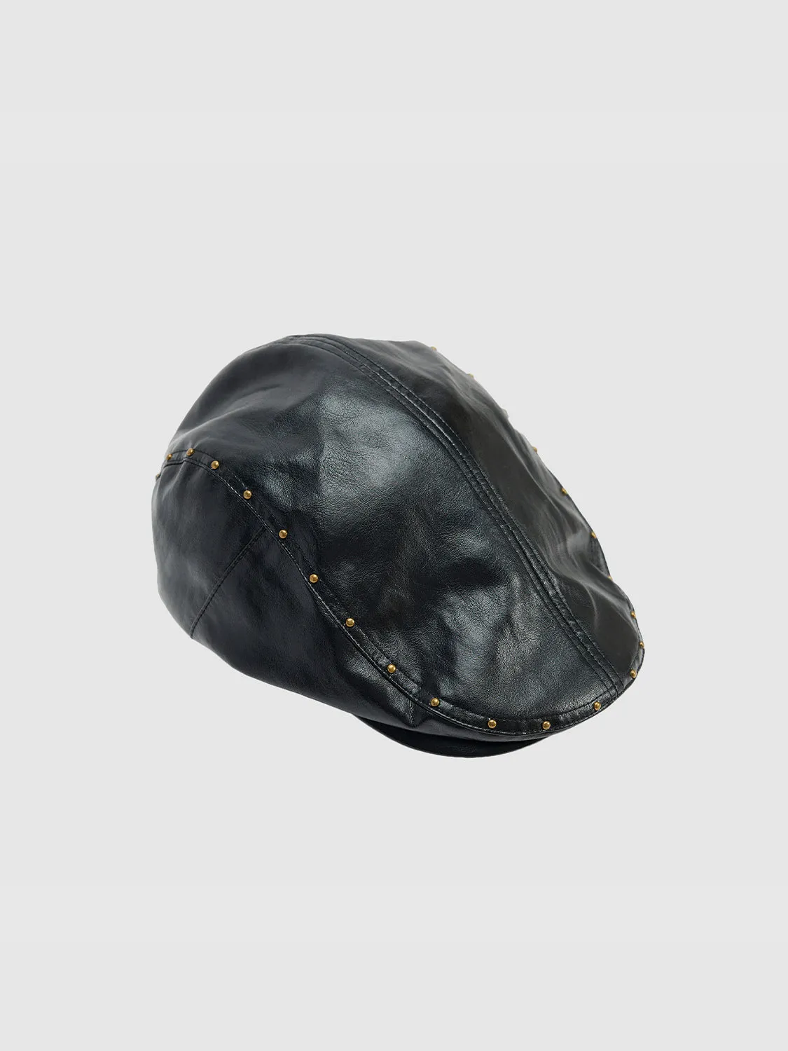 Studded Vegan Leather Berets sold by Urban Revivo product image thumbnail 2