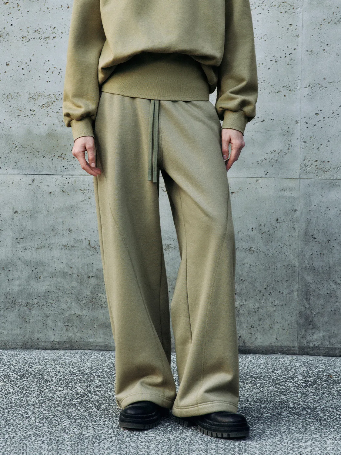 Drawstring Wide-Leg Pants sold by Urban Revivo product image thumbnail 2