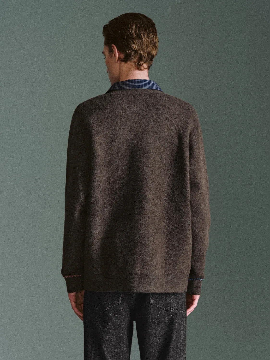 Argyle Pattern Knitted Cardigans sold by Urban Revivo product image thumbnail 3