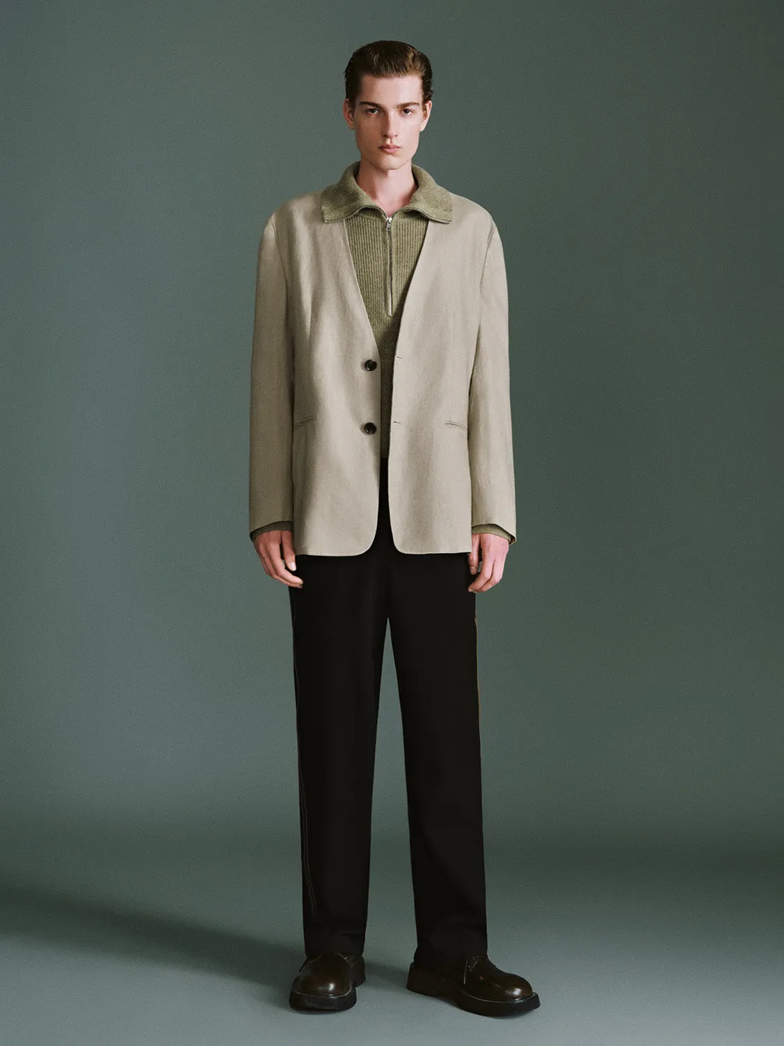 Loose Striped Straight Pants sold by Urban Revivo product image thumbnail 5