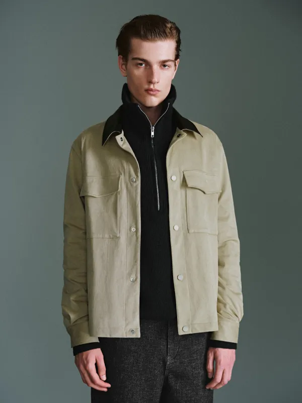 Vegan Leather Collar Depot Jackets sold by Urban Revivo