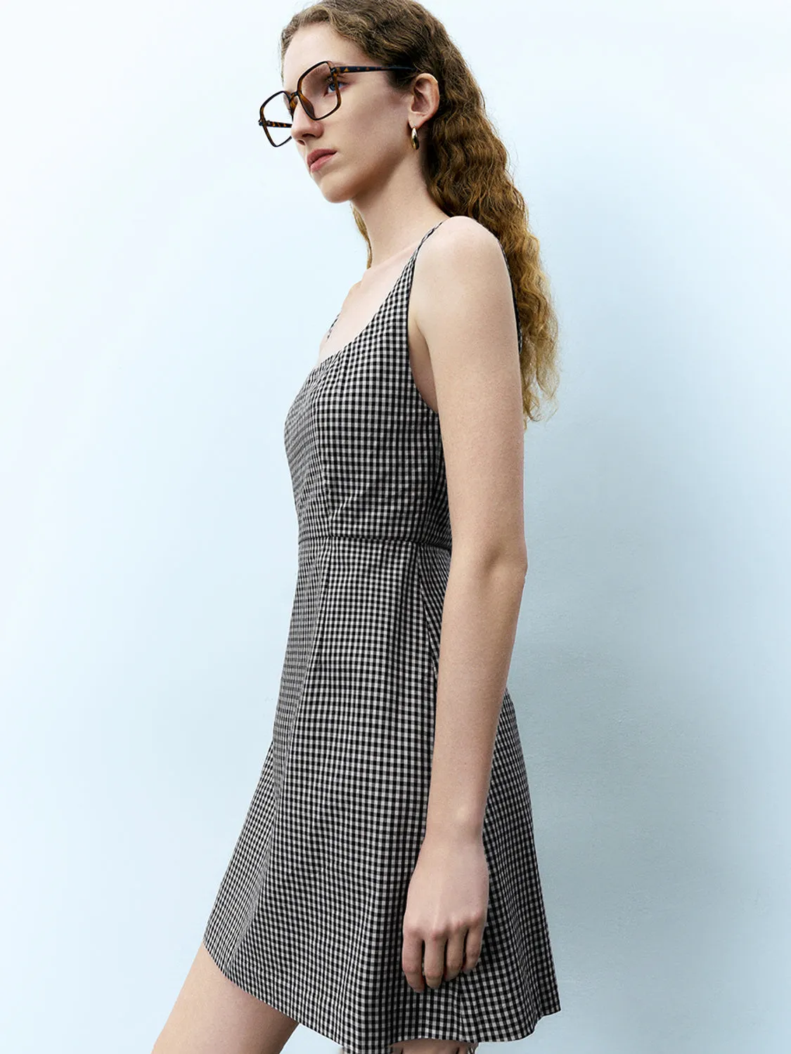 Plaid A-Line Dresses sold by Urban Revivo product image thumbnail 3