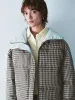 Plaid Padded Down Outerwear sold by Urban Revivo