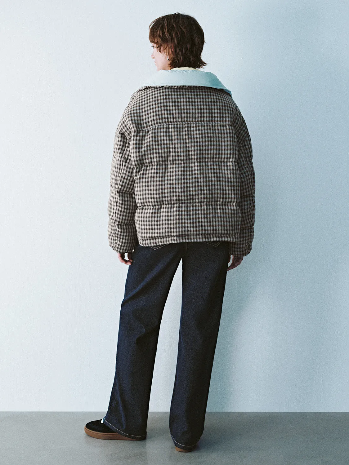 Plaid Padded Down Outerwear sold by Urban Revivo product image thumbnail 3