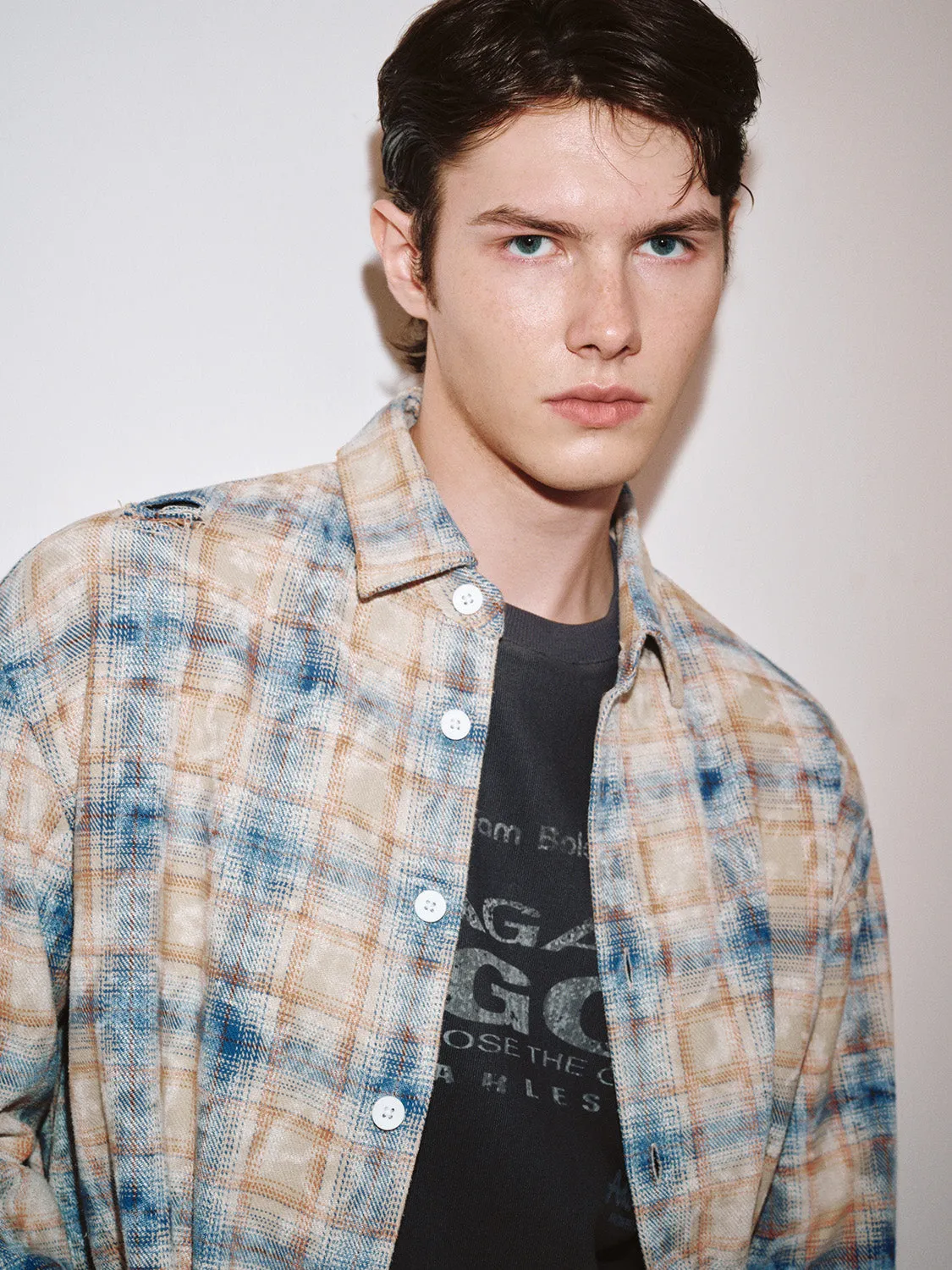 Oversized Button Up Shirts sold by Urban Revivo product image thumbnail 5