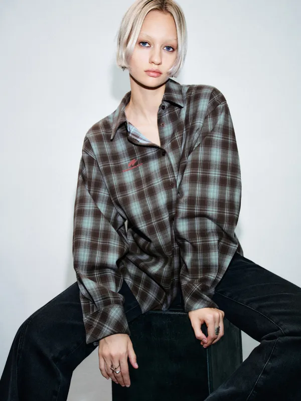 Plaid Loose Shirts sold by Urban Revivo