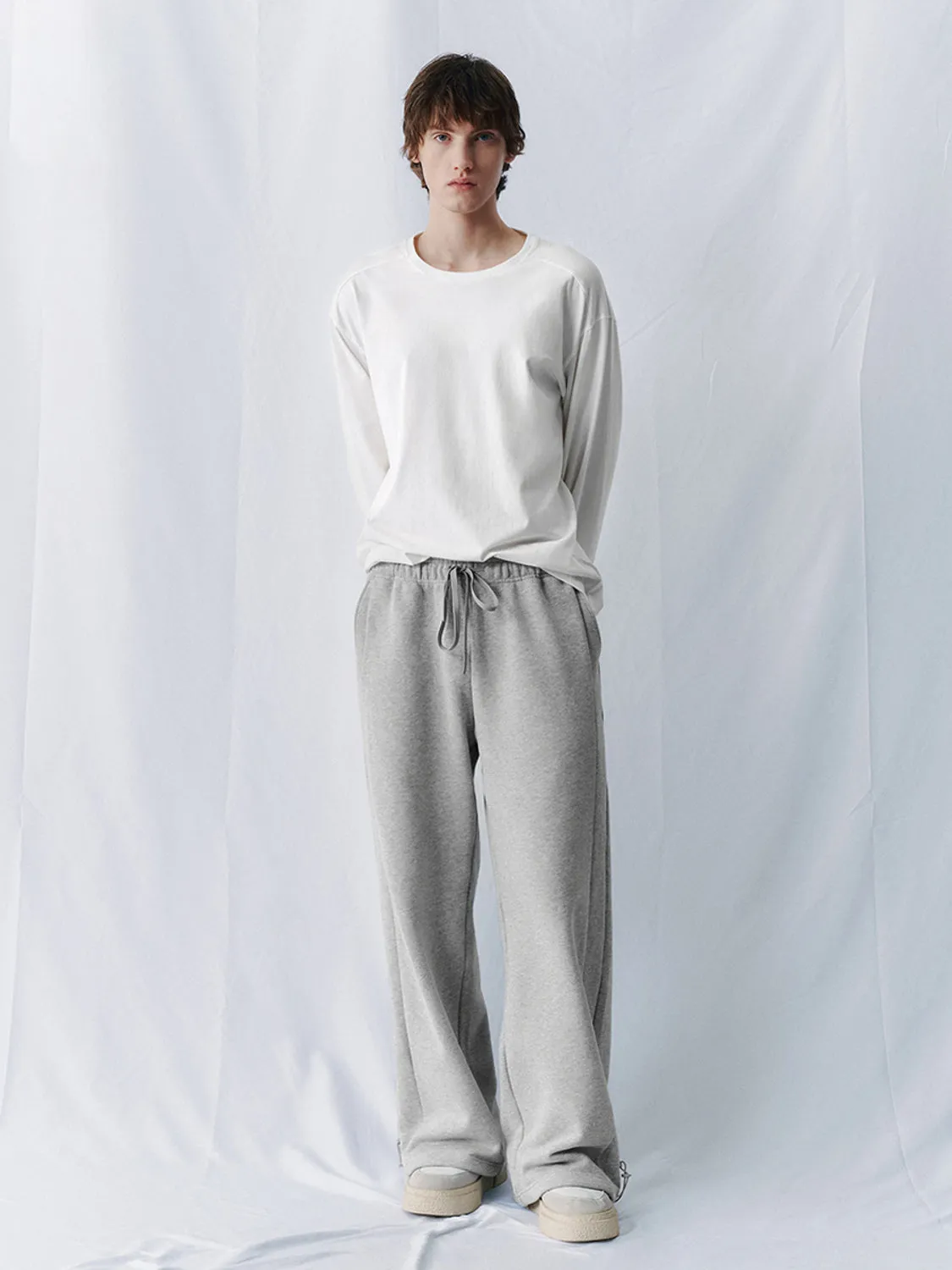 Drawstring Wide-Leg Pants sold by Urban Revivo product image thumbnail 5