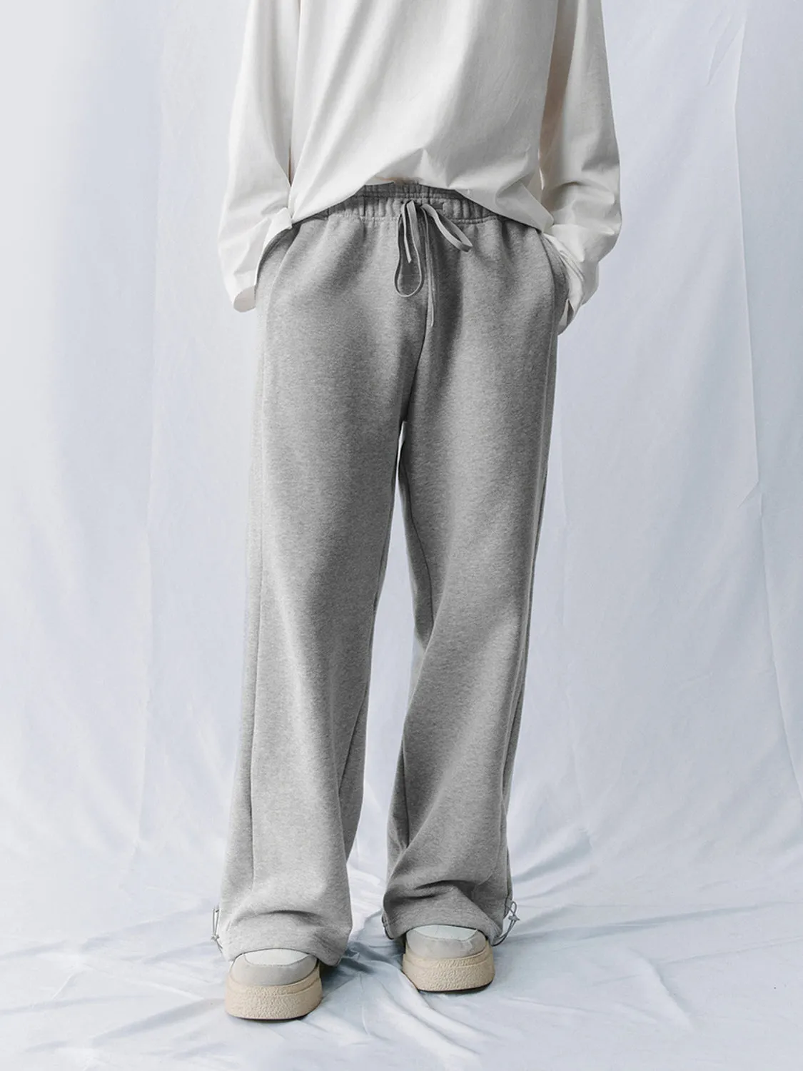 Drawstring Wide-Leg Pants sold by Urban Revivo product image thumbnail 2