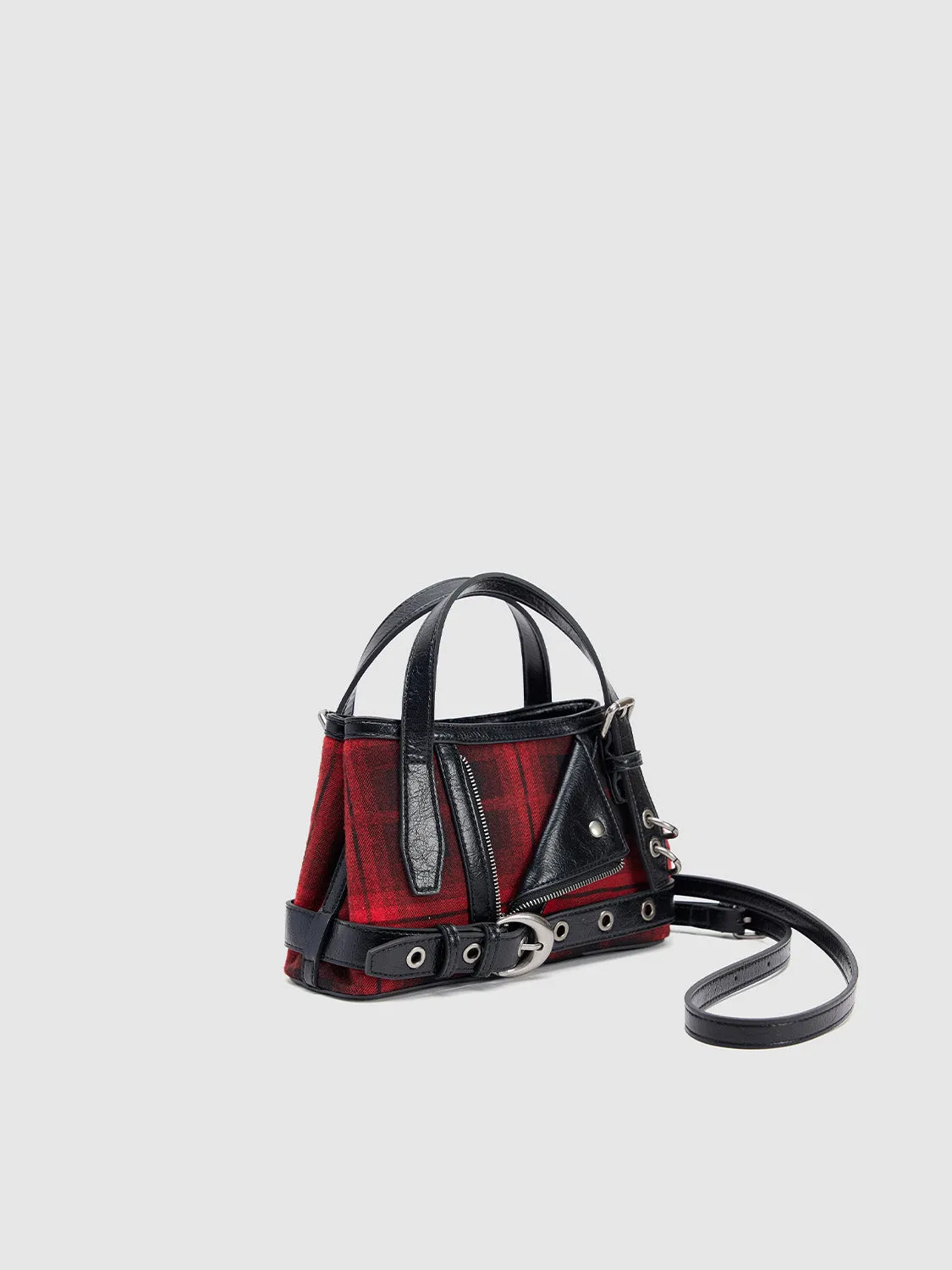 Vegan Leather Plaid Shoulder Bags sold by Urban Revivo product image thumbnail 2
