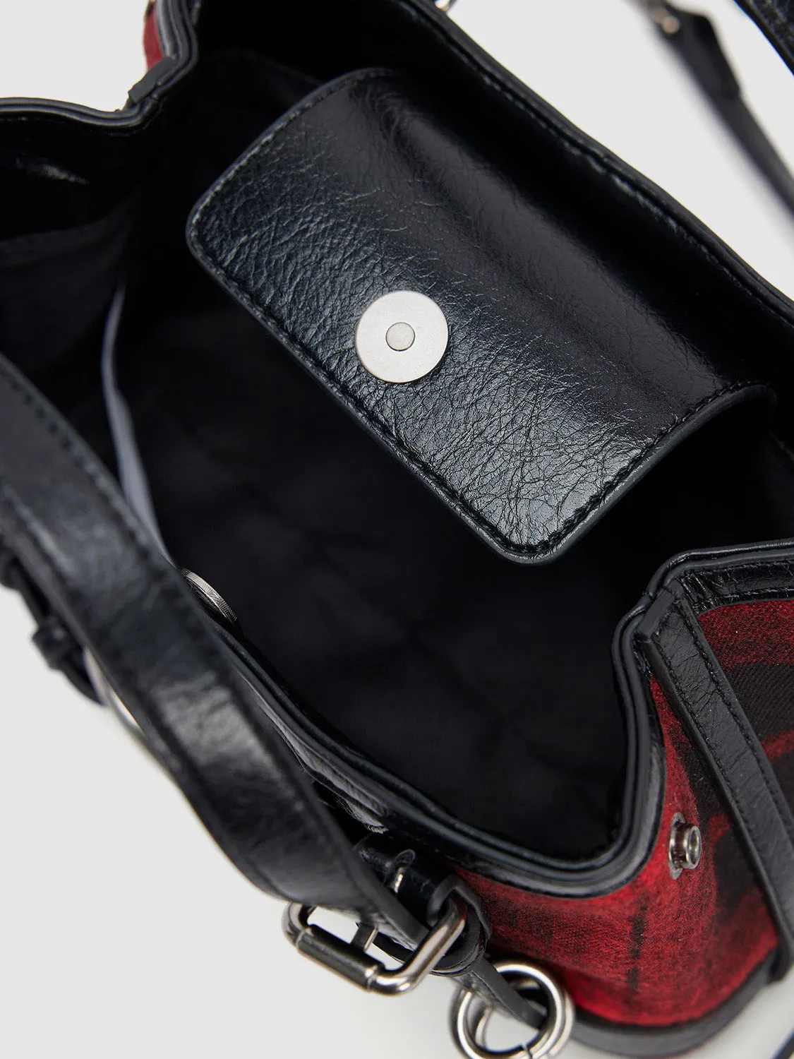 Vegan Leather Plaid Shoulder Bags sold by Urban Revivo product image thumbnail 5