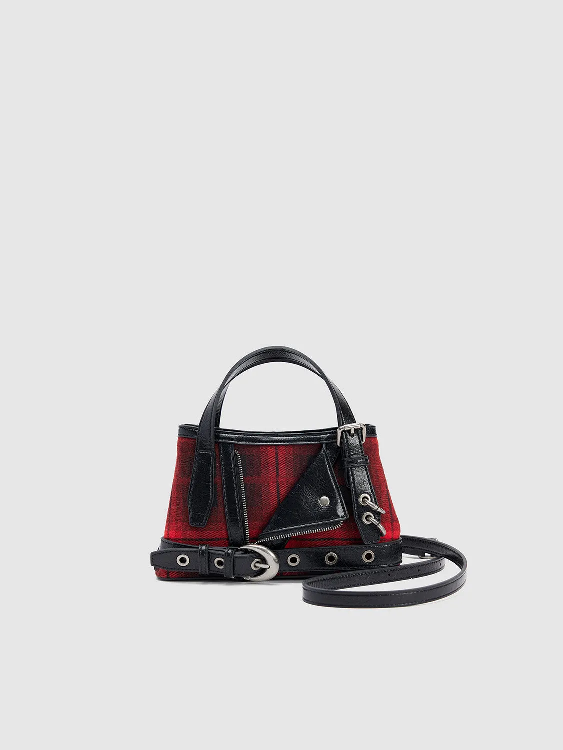 Vegan Leather Plaid Shoulder Bags sold by Urban Revivo