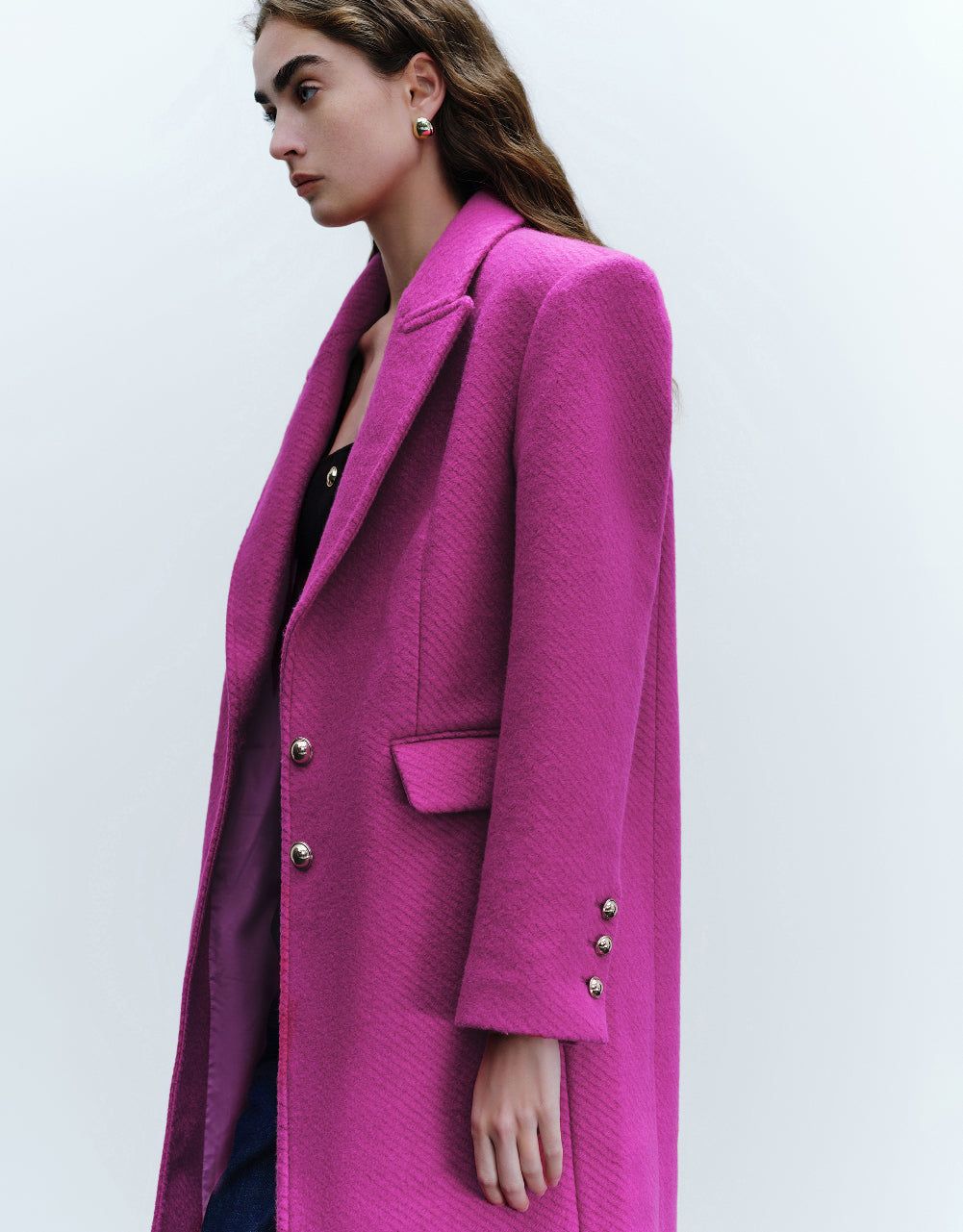 Longline Woolen Coat sold by Urban Revivo product image thumbnail 3