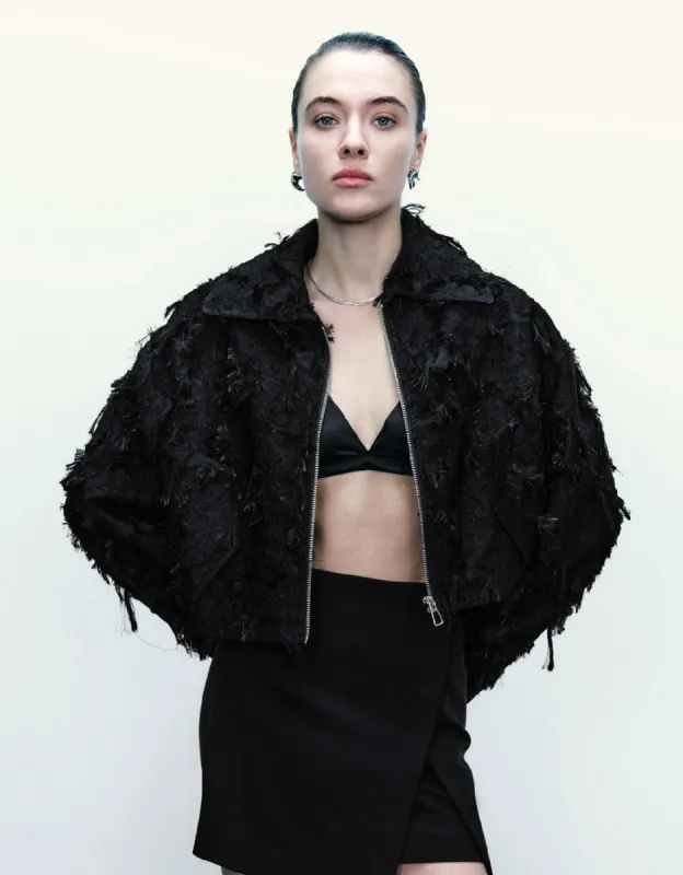 Zipper Front Straight Jacket sold by Urban Revivo