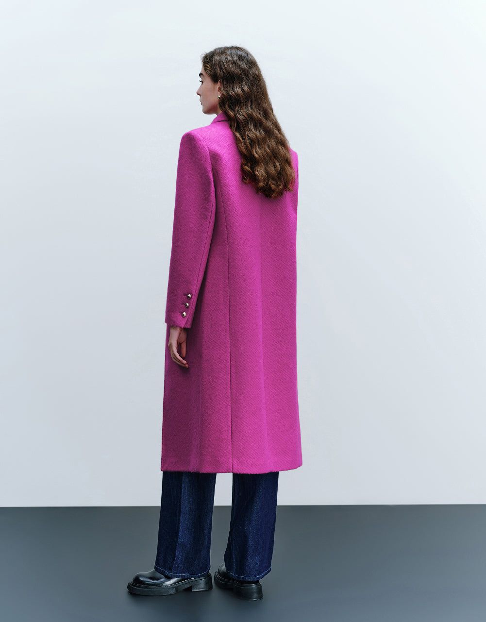 Longline Woolen Coat sold by Urban Revivo product image thumbnail 4