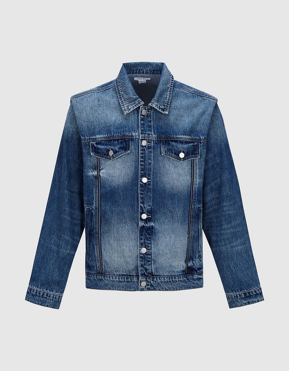 Button Up Denim Jacket sold by Urban Revivo