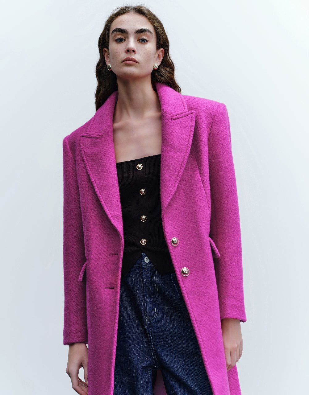 Longline Woolen Coat sold by Urban Revivo product image thumbnail 5