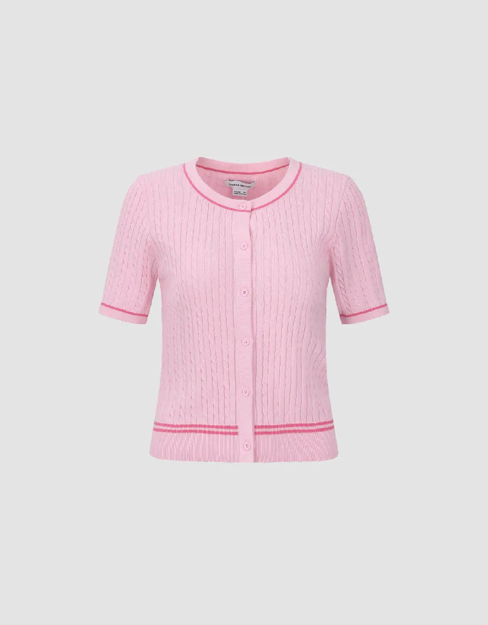 Crew Neck Knitted Cardigan sold by Urban Revivo product image thumbnail 2