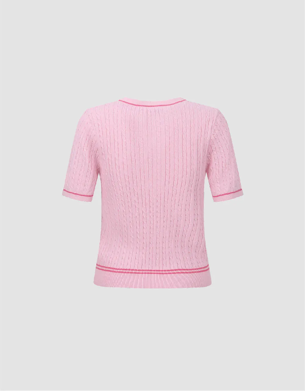 Crew Neck Knitted Cardigan sold by Urban Revivo product image thumbnail 5