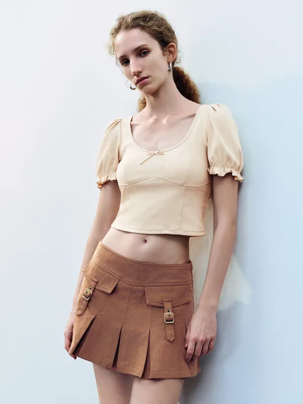 U Neck Skinny T-Shirt sold by Urban Revivo