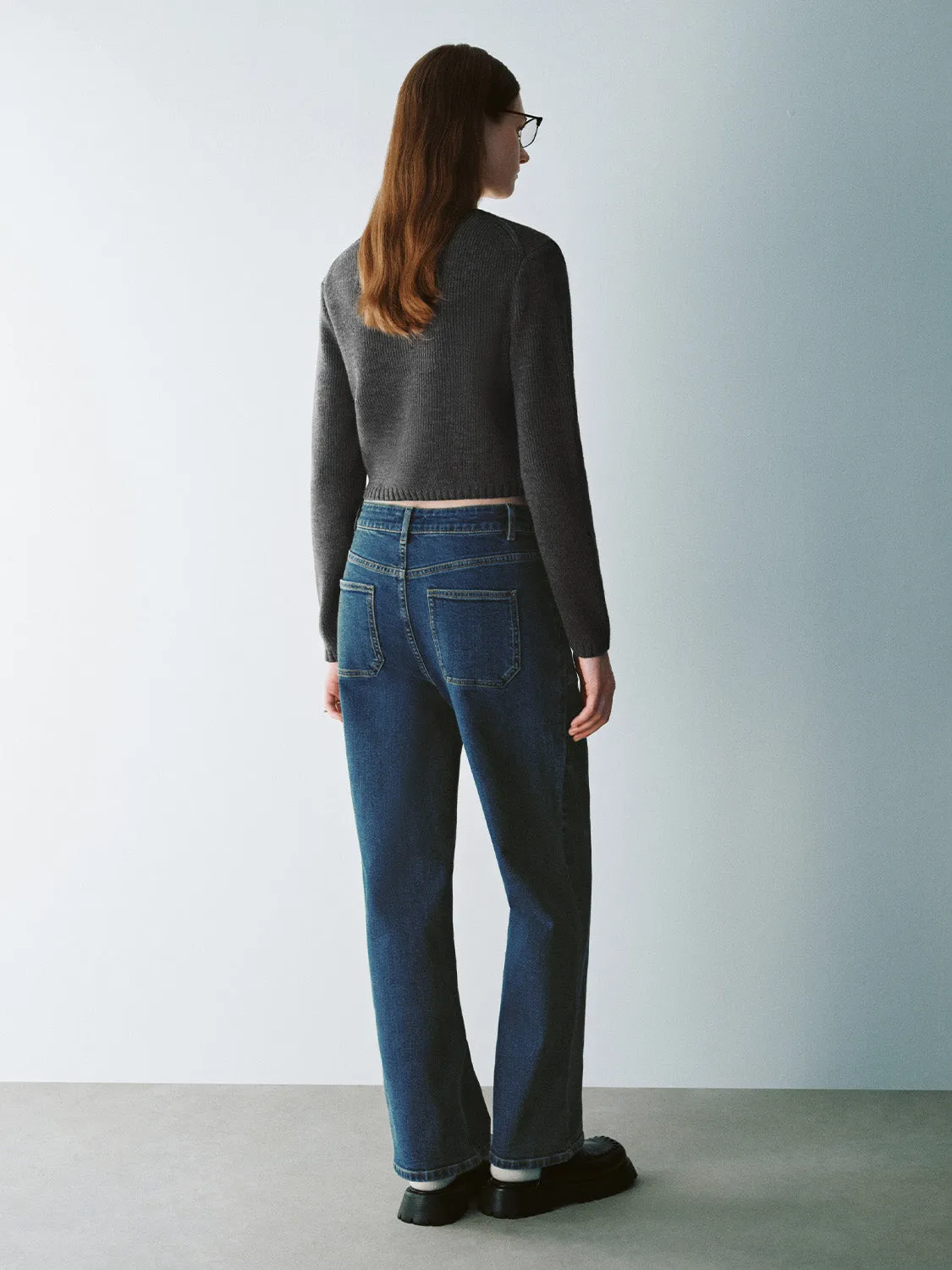 V-Neck Knitted T-Shirt sold by Urban Revivo product image thumbnail 3