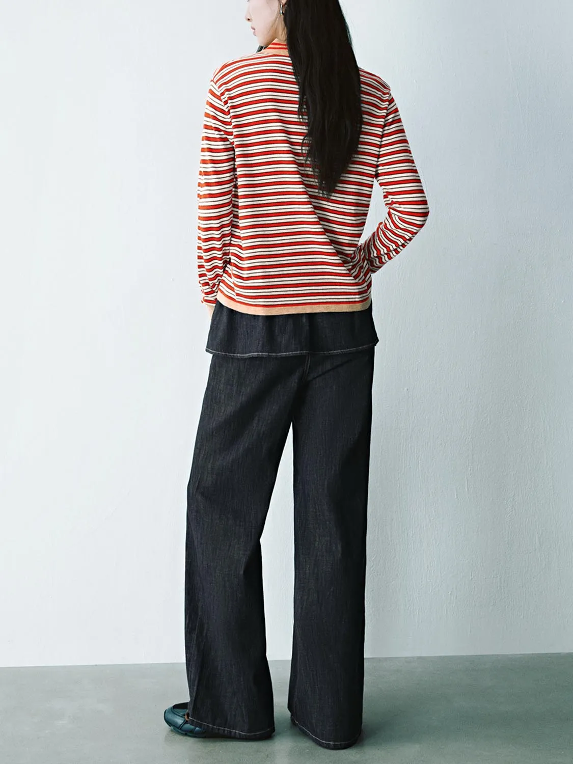 Elastic 2 In 1 Denim Jeans sold by Urban Revivo product image thumbnail 4