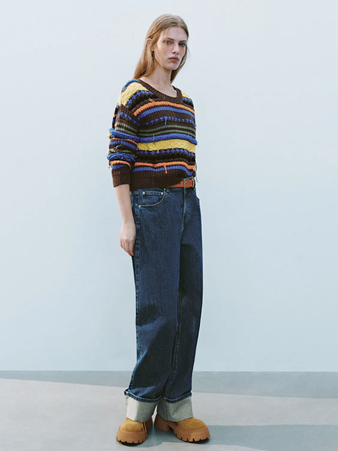 Crew Neck Knitted T-Shirts sold by Urban Revivo product image thumbnail 4