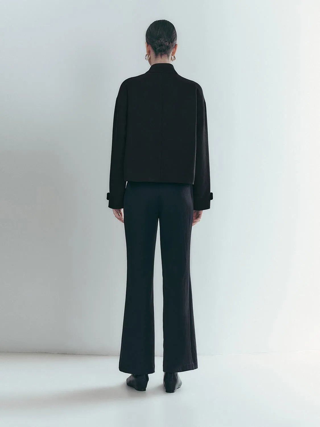 Mandarin Collar Loose Jackets sold by Urban Revivo product image thumbnail 5