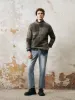 Colorblocks Pattern Knitted T-Shirts sold by Urban Revivo