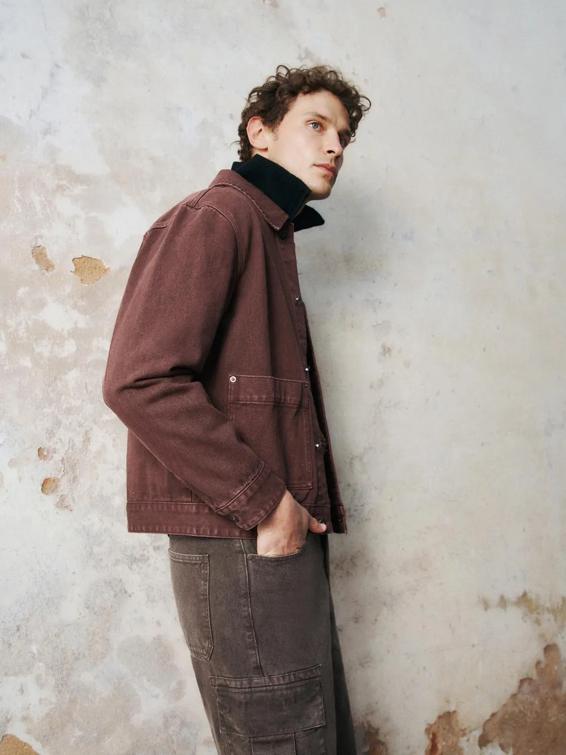 Button Up Denim Jackets sold by Urban Revivo product image thumbnail 2