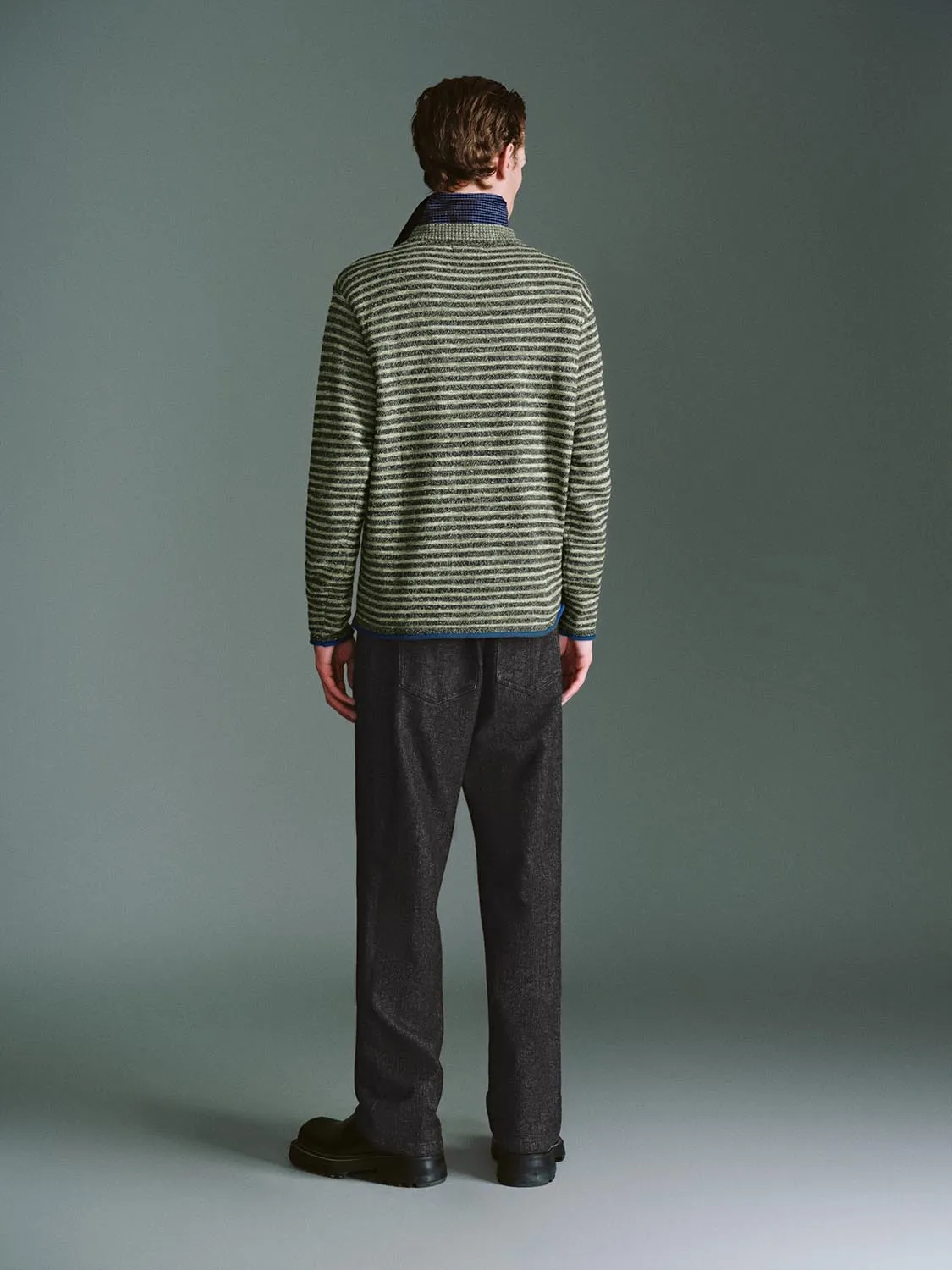 Striped Crew Neck Knitted T-Shirts sold by Urban Revivo product image thumbnail 5