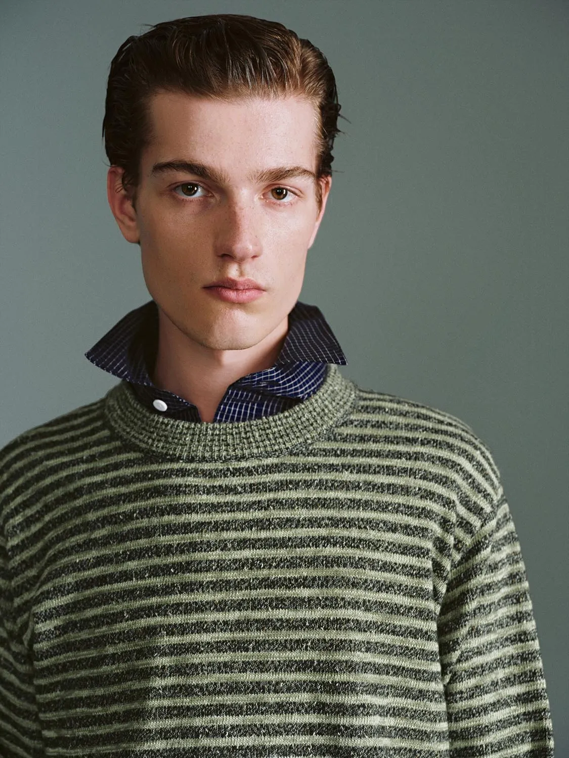 Striped Crew Neck Knitted T-Shirts sold by Urban Revivo product image thumbnail 4