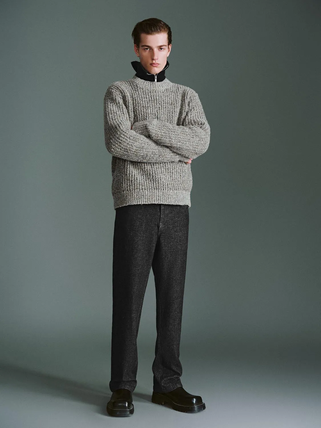 Crew Neck Knitted T-Shirts sold by Urban Revivo product image thumbnail 3