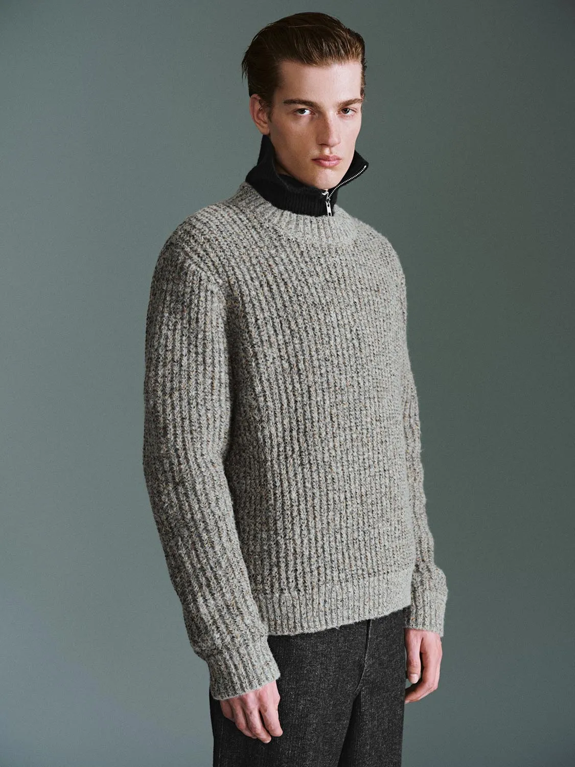 Crew Neck Knitted T-Shirts sold by Urban Revivo product image thumbnail 2