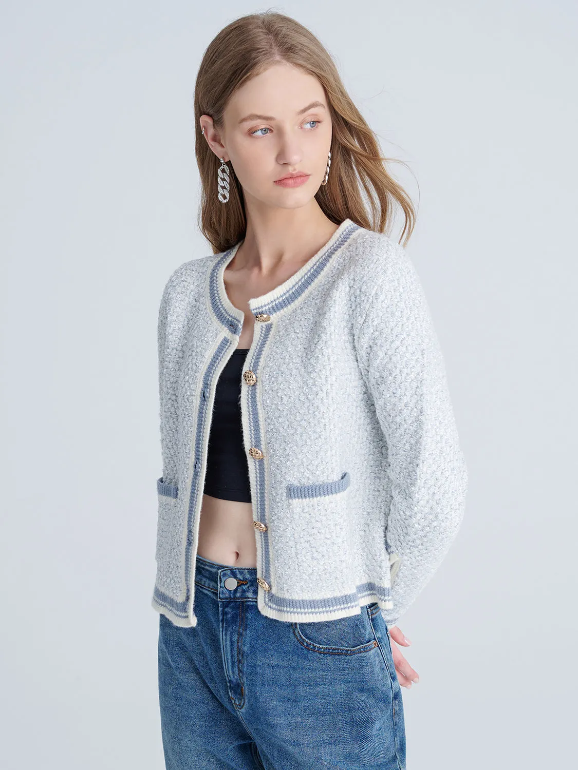 Button Up Knitted Cardigans sold by Urban Revivo product image thumbnail 2