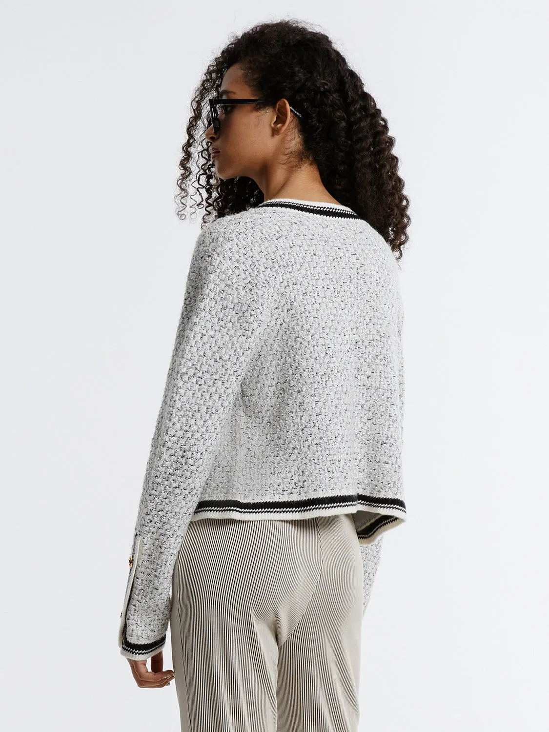 Button Up Knitted Cardigans sold by Urban Revivo product image thumbnail 4