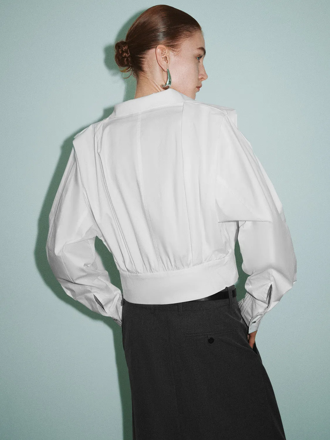 Zipper Front Loose Jacket sold by Urban Revivo product image thumbnail 3