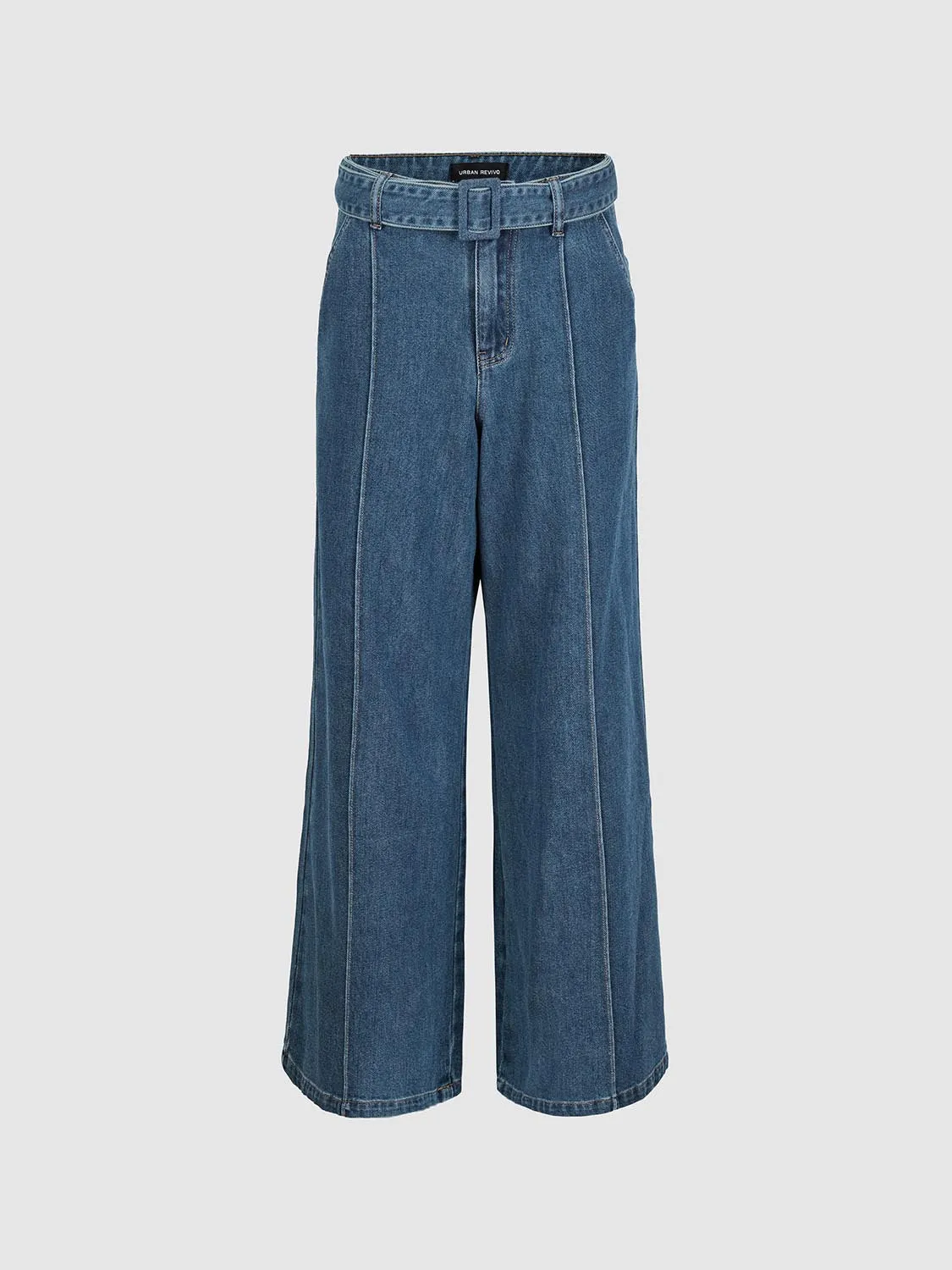 Wide-Leg Denim Jeans sold by Urban Revivo