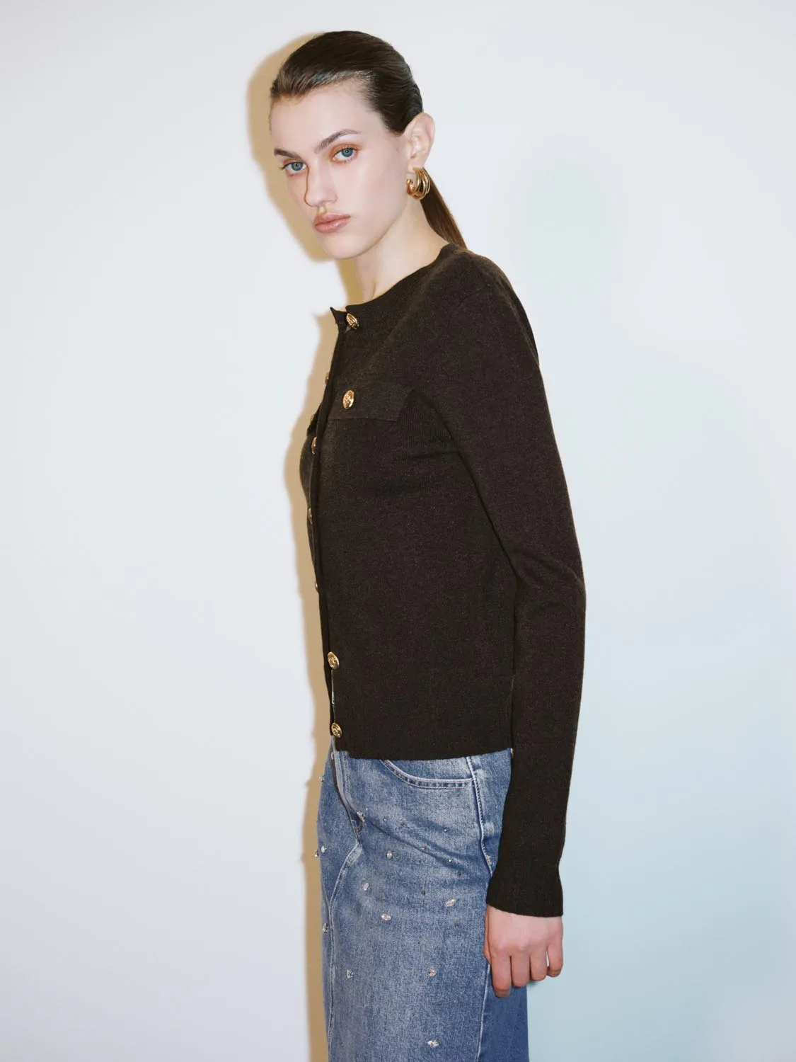 Skinny Knitted Cardigans sold by Urban Revivo product image thumbnail 2