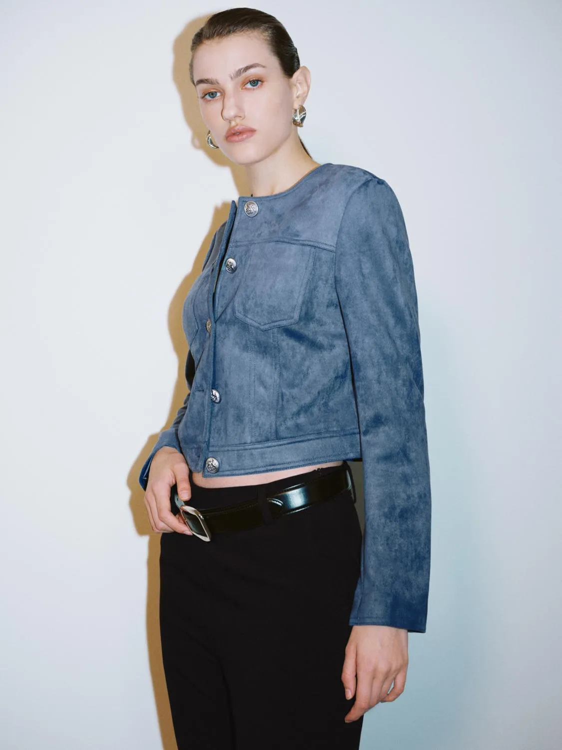 Suede Thick Jackets sold by Urban Revivo product image thumbnail 2