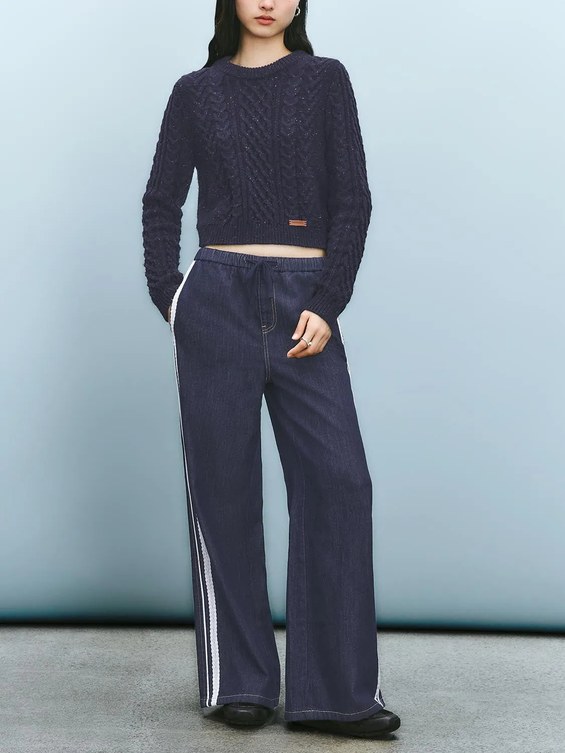 Crew Neck Knitted T-Shirts sold by Urban Revivo product image thumbnail 4