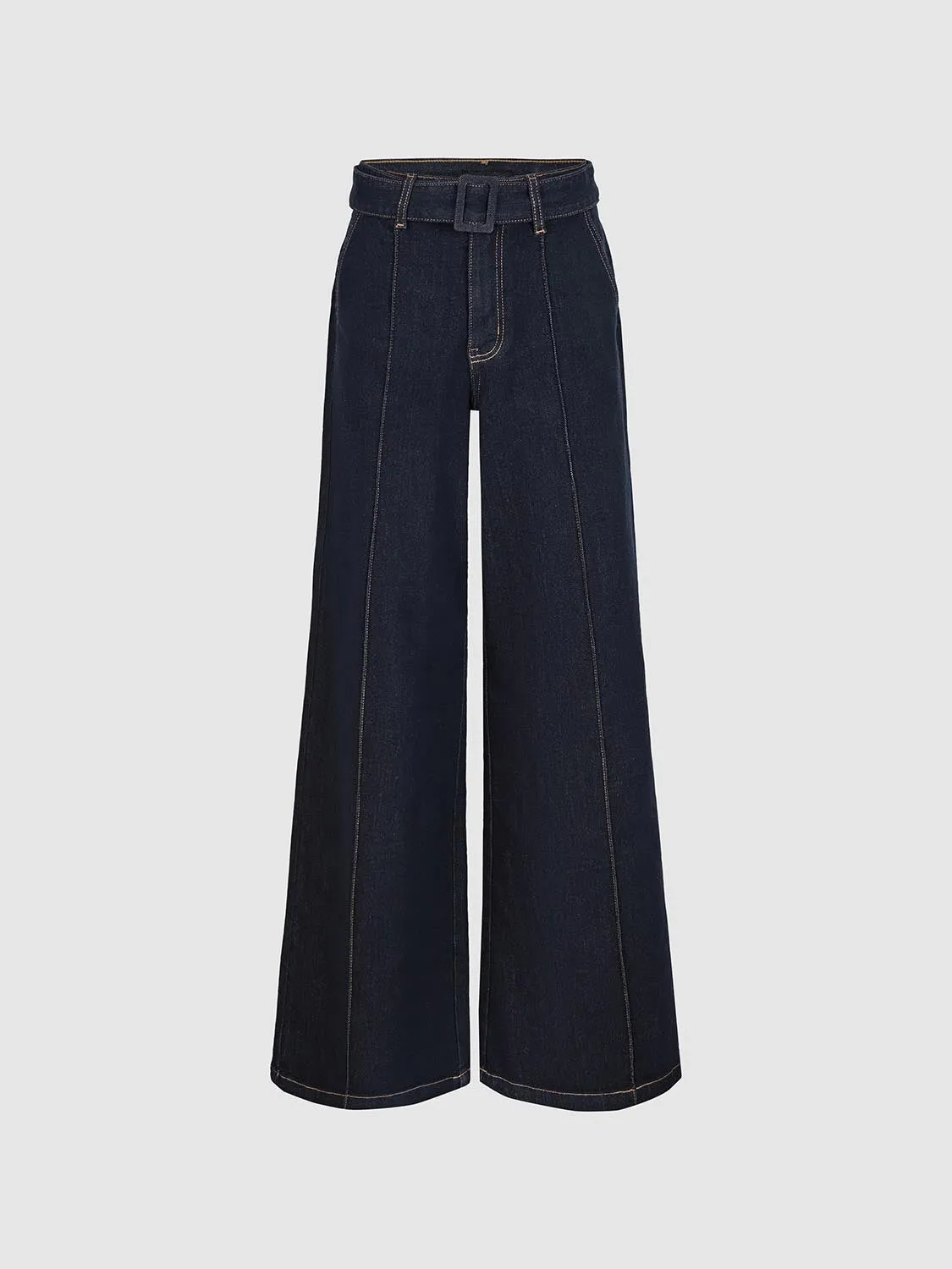 Wide-Leg Denim Jeans sold by Urban Revivo